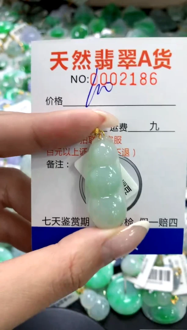 翡翠18K金镶嵌颈饰1111111111111111