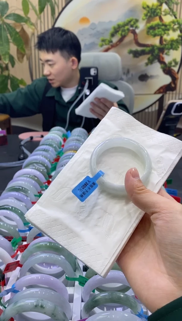 未镶嵌手镯翡翠2535