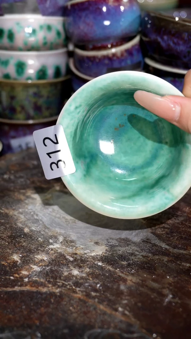 摆件精品窑变钧瓷茶器