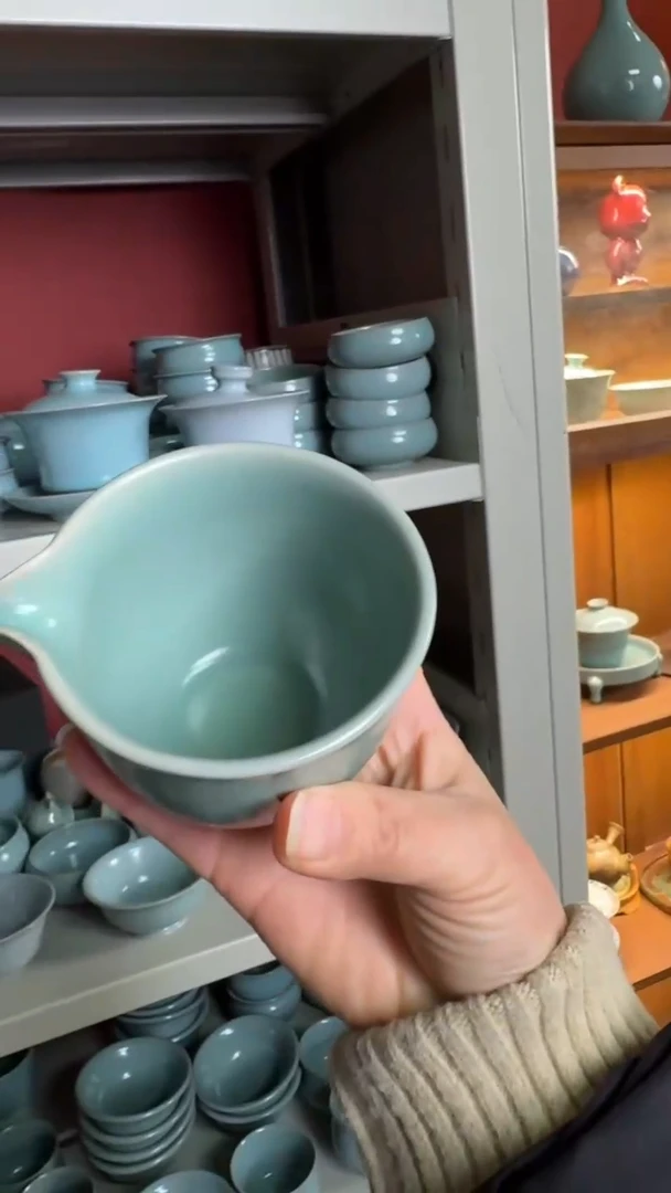 【闪购商品】杯15汝瓷纯手工公道杯