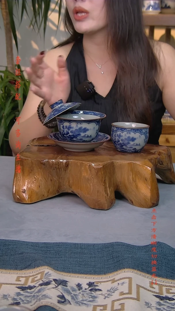 简装家用款2件套 老陶泥开片纹陶瓷茶具