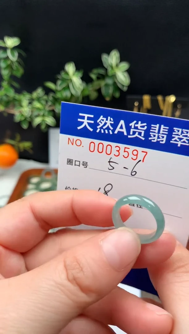 未镶嵌戒指翡翠5-6#