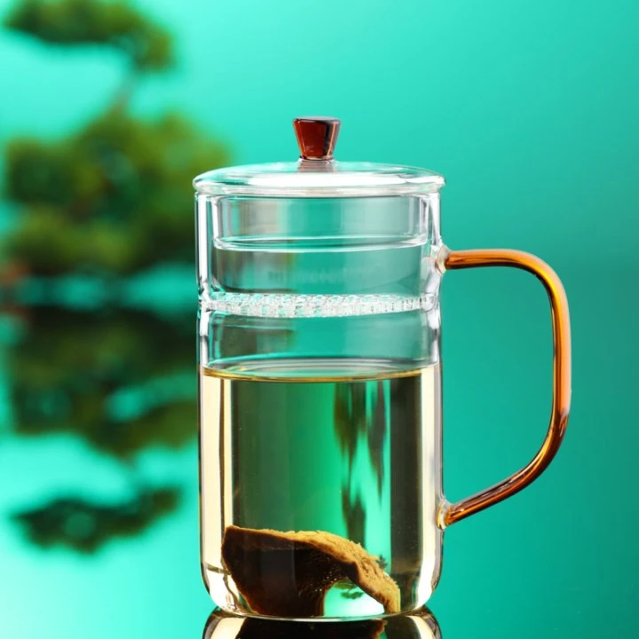 禾器晶彩 简尚杯 高硼硅 个人杯  绿茶杯