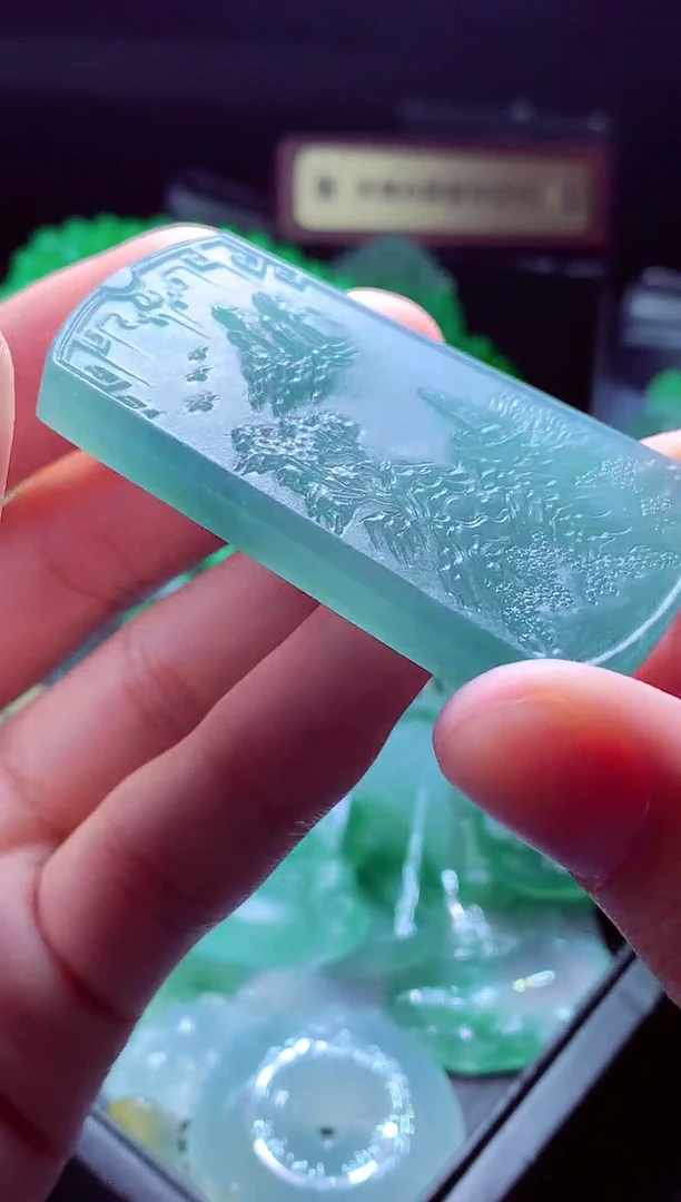 未镶嵌定制翡翠薛*#翡翠毛货定制
