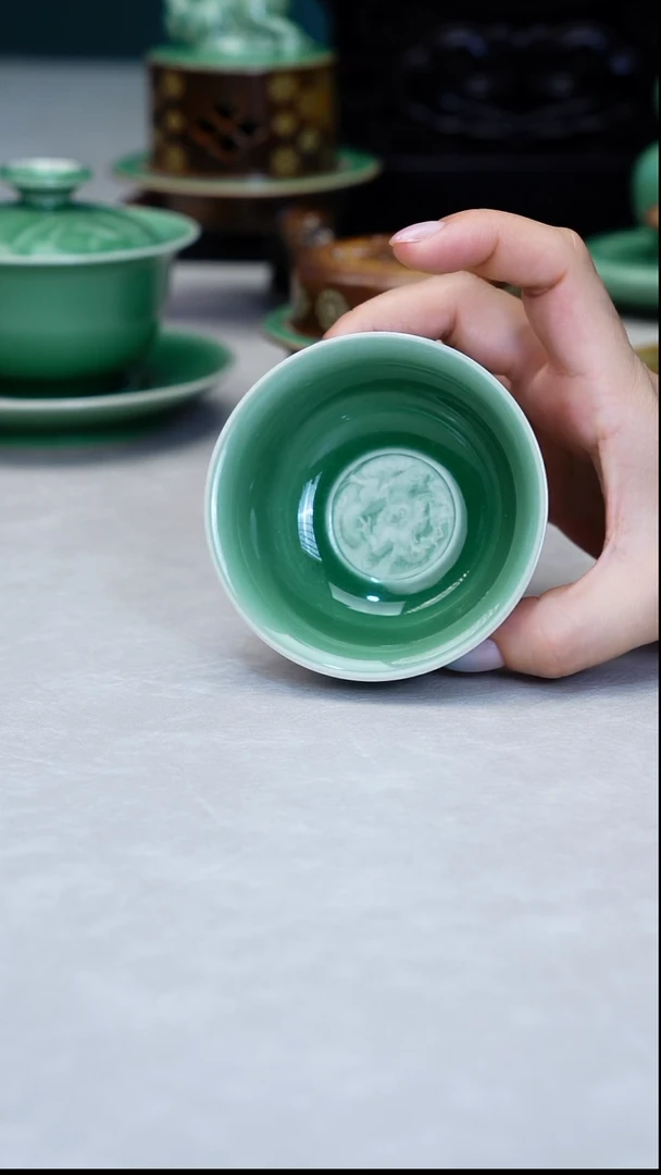 龙泉窑手工茶器包邮