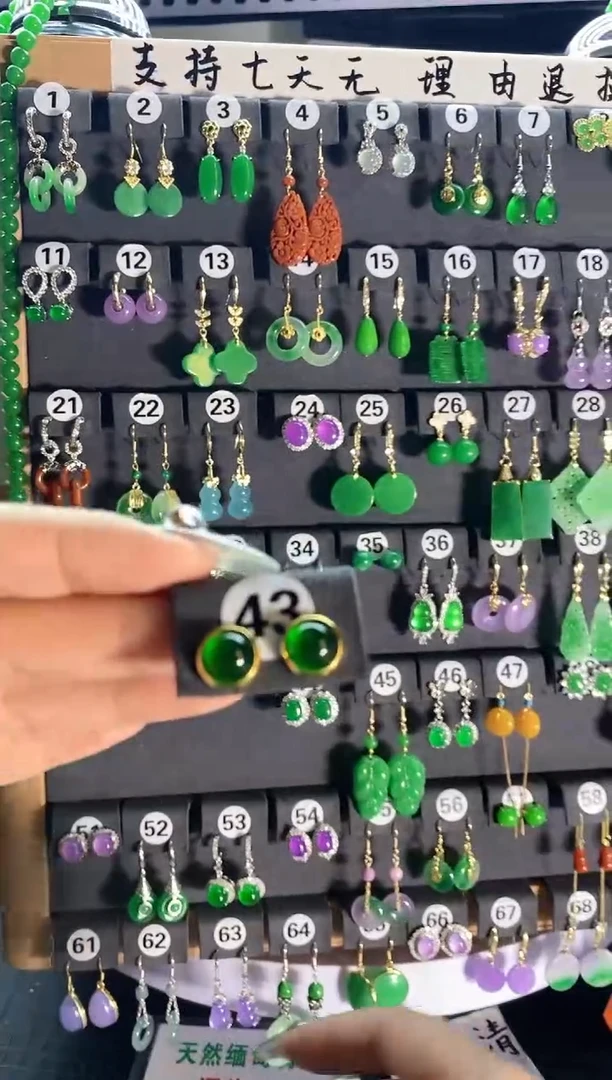 【闪购商品】翡翠颈饰银S925镶嵌43....