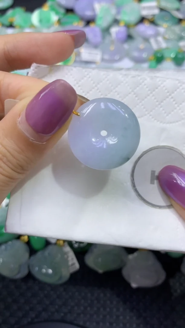 颈饰未镶嵌翡翠天然缅甸翡翠A货