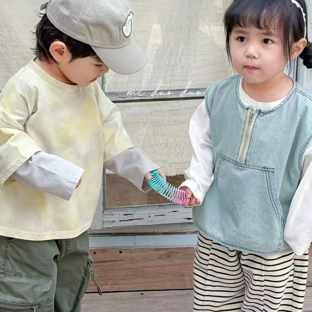 春季新款外套卫衣裤子打底儿童春秋春款