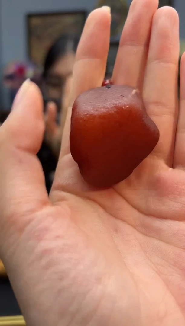 琥珀颈饰未镶嵌吊坠