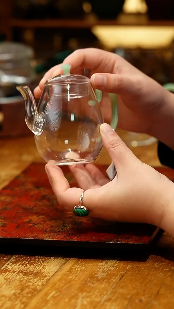 【闪购商品】禾器/晶彩灵雀壶/浅玉色/定制版