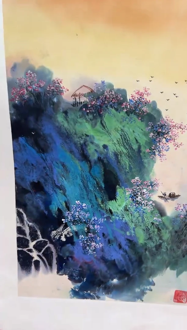 【闪购商品】国画道一老师亲笔绘画作品B86