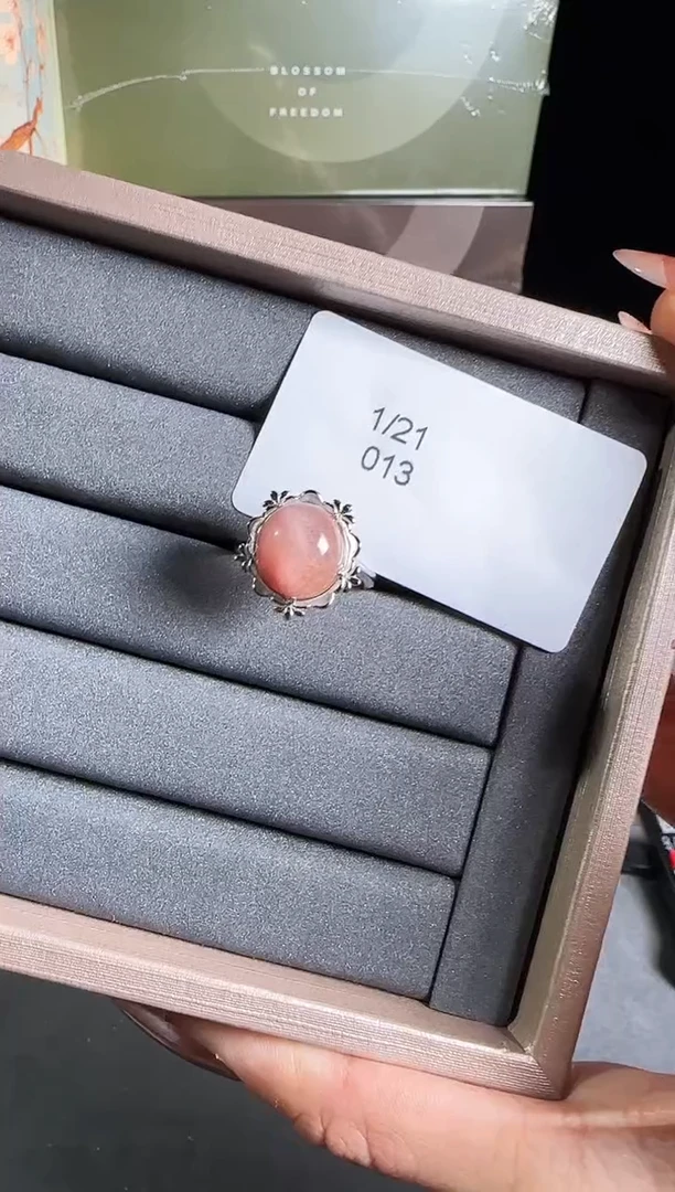 【闪购商品】水晶戒指银S925镶嵌发一（013）