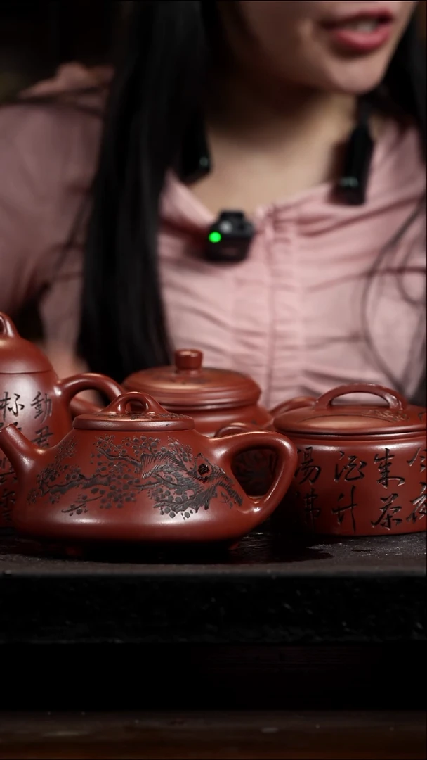 茶壶紫砂宜兴岁颐传器原矿全手梅兰竹菊12+图册