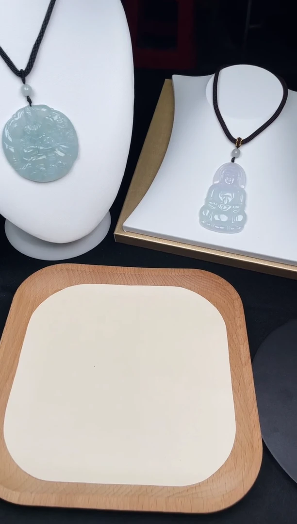 颈饰未镶嵌翡翠LA092无事牌+送同款绳子（多样性发其一）