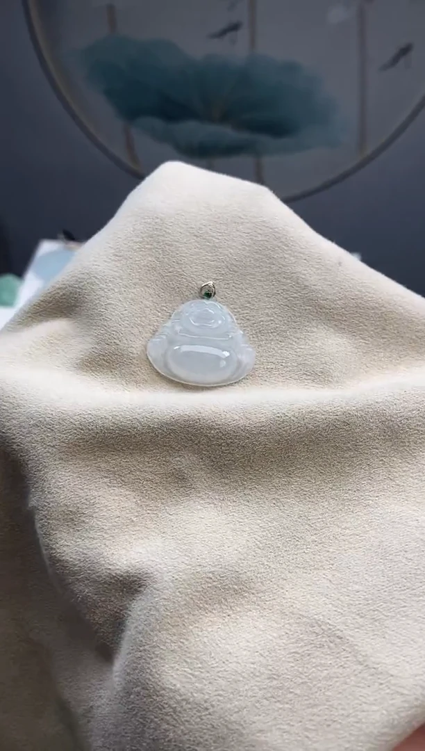 【闪购商品】翡翠颈饰18K金镶嵌2407160183 CYX 翡翠佛公