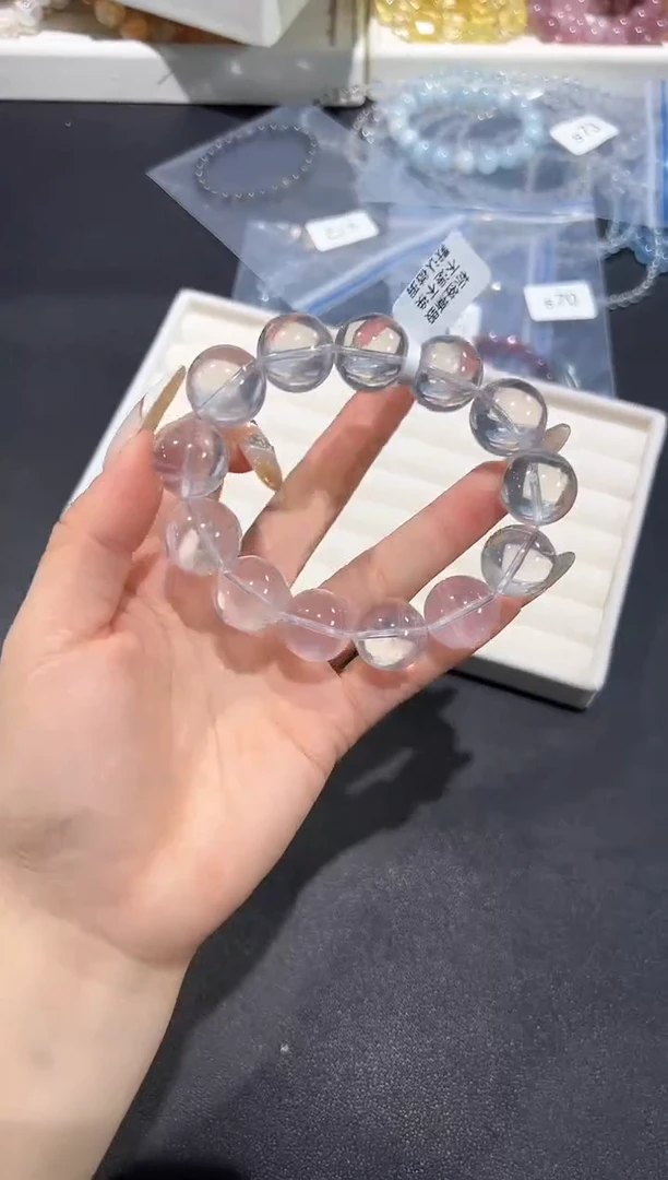 未镶嵌手串水晶74s多样性发其一【1条】默认微瑕17mm