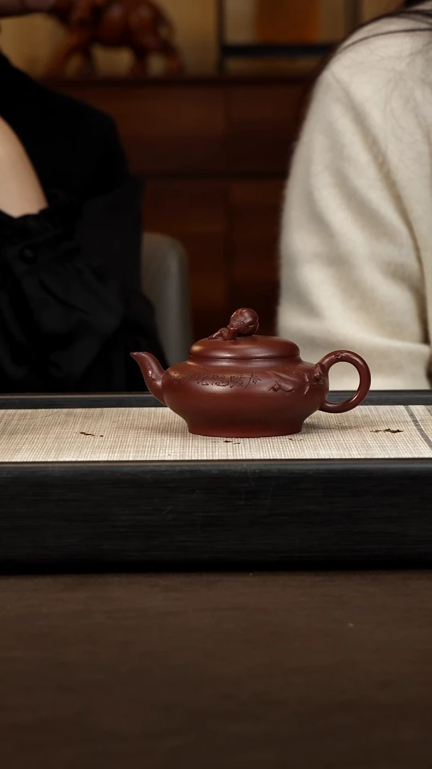 茶壶紫砂【P048】春暖花开  160c  CY