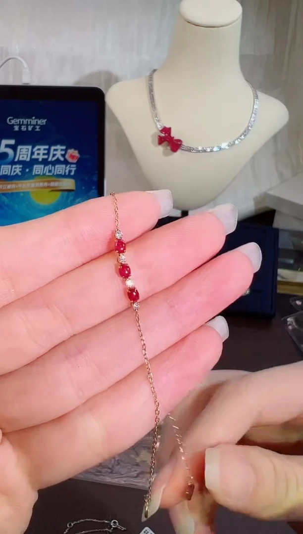 18K金镶嵌1红宝石TB01#-R#69