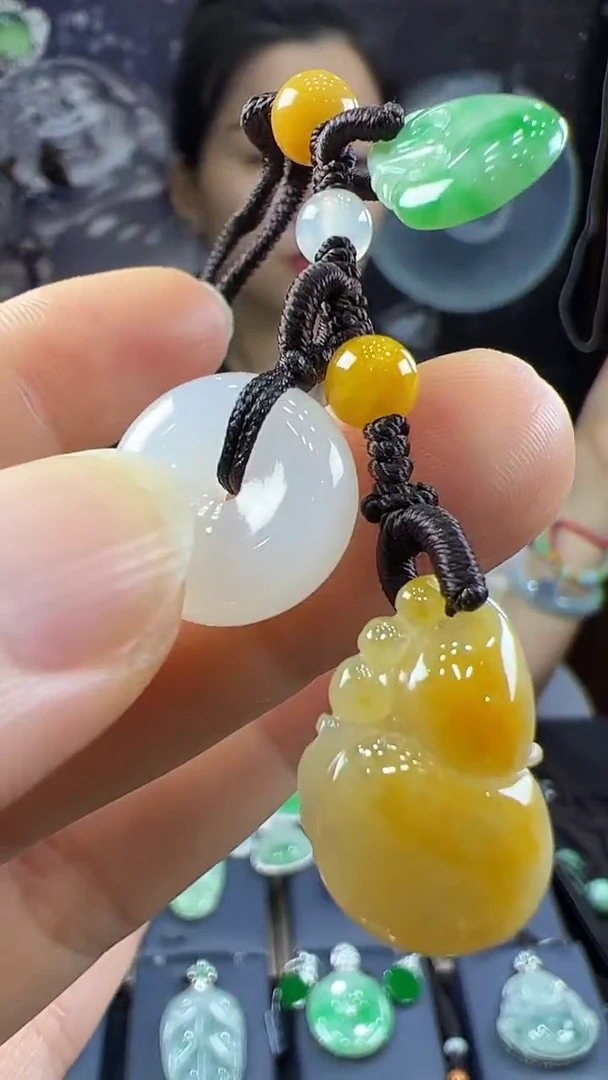 未镶嵌挂件翡翠包挂