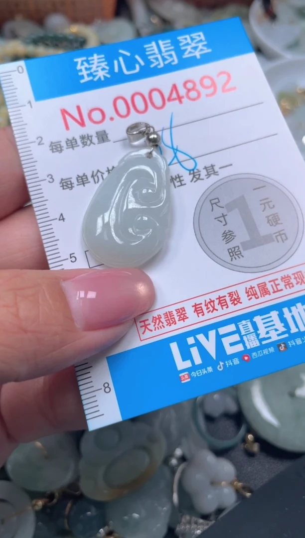 颈饰未镶嵌翡翠4892