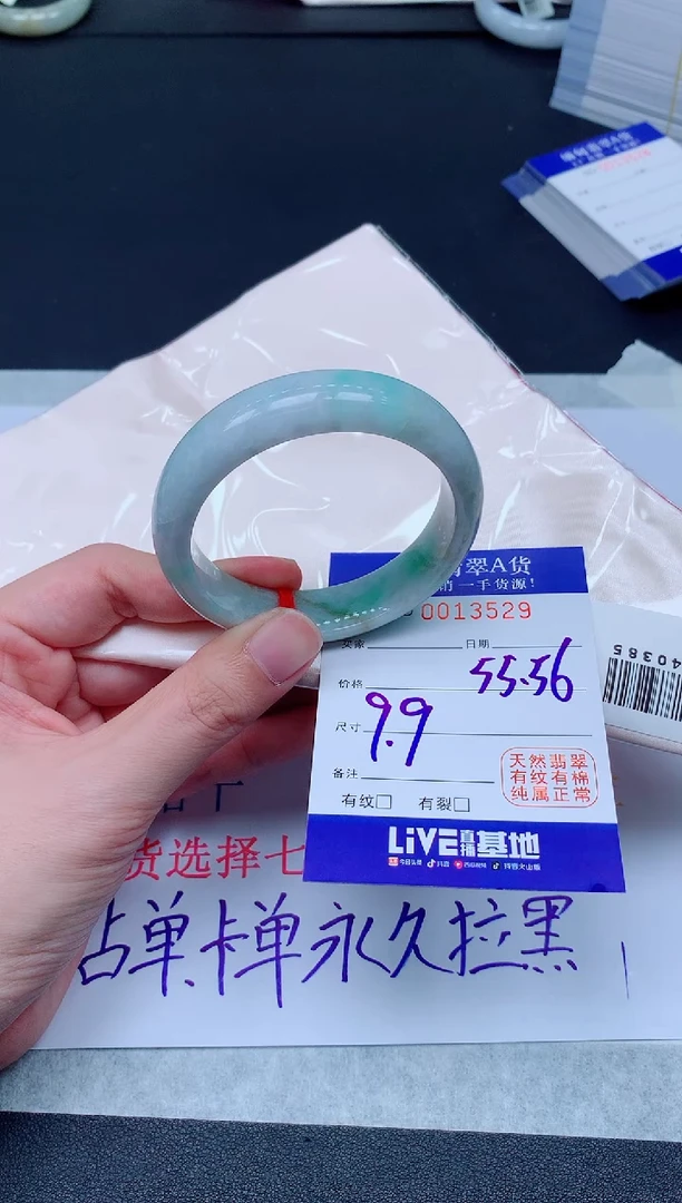 未镶嵌手镯翡翠3529