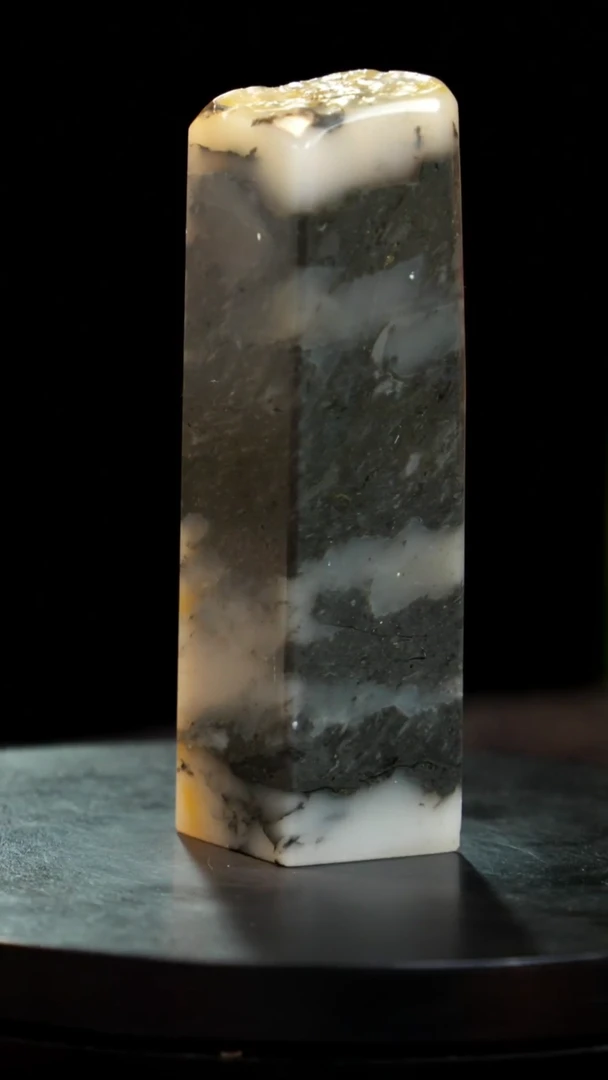 昌化石水墨冻印章印章印章