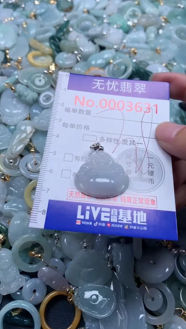 翡翠未镶嵌吊坠(不含链)3631