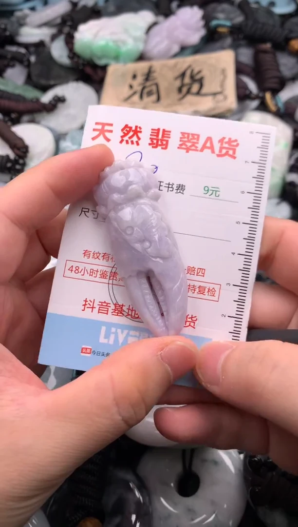 翡翠未镶嵌吊坠(不含链)1