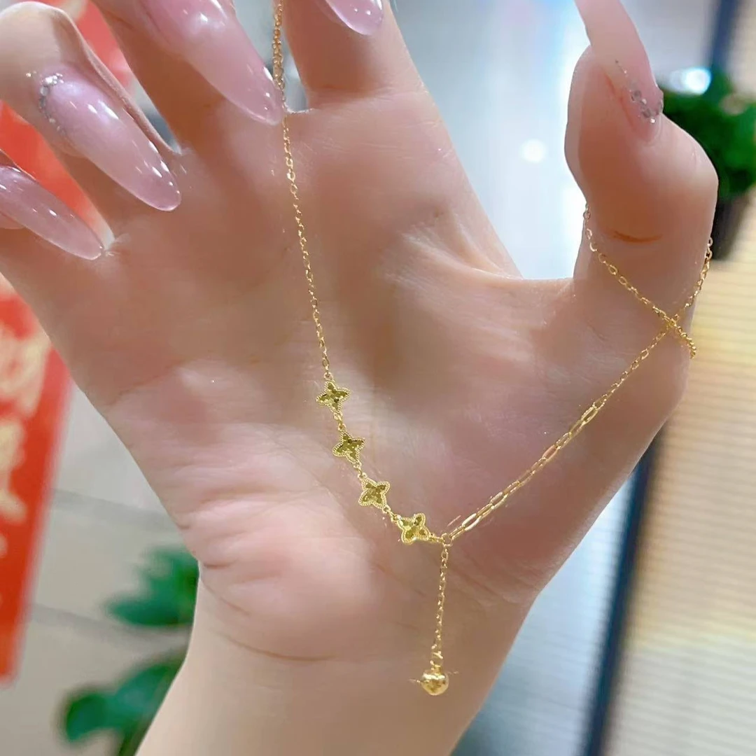 【小纯】足金999 幸运星5G套链双11大促（多退少补）