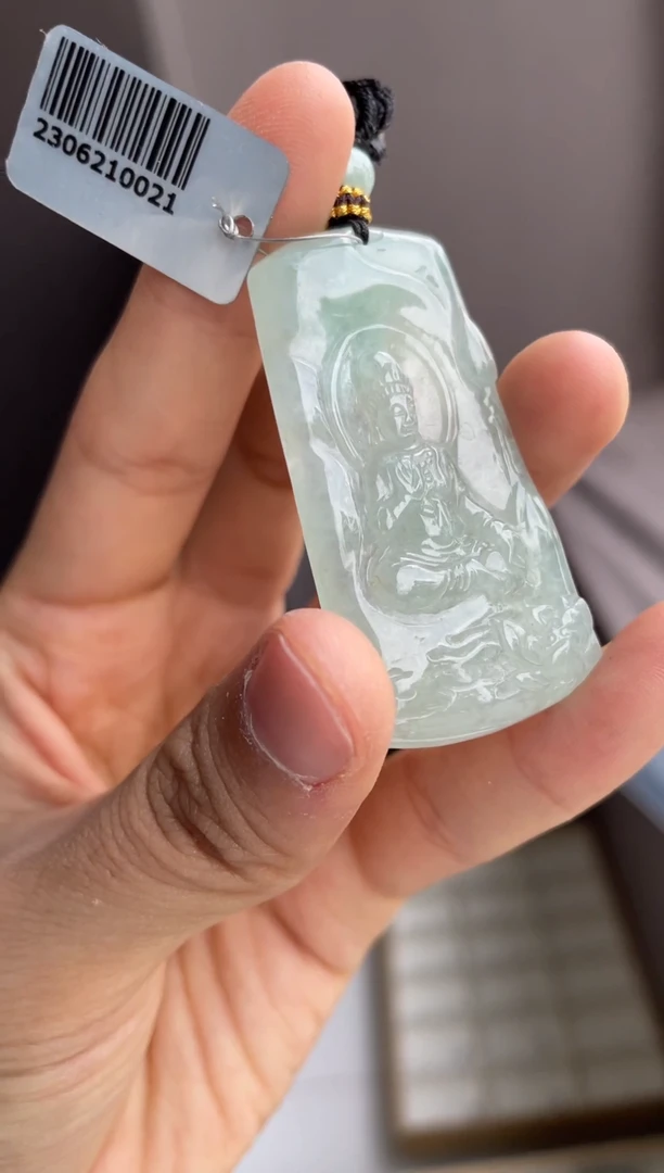 翡翠未镶嵌吊坠(不含链)天然缅甸A货翡翠