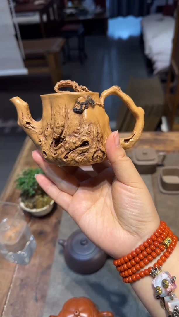 茶壶紫砂东**凿达摩 黄金段【预】