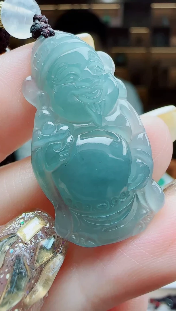 颈饰未镶嵌翡翠多样性发其一 小财神