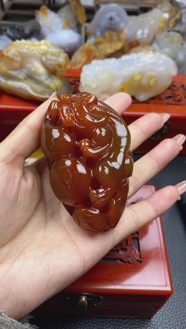 【闪购商品】玛瑙/玉髓手把未镶嵌00