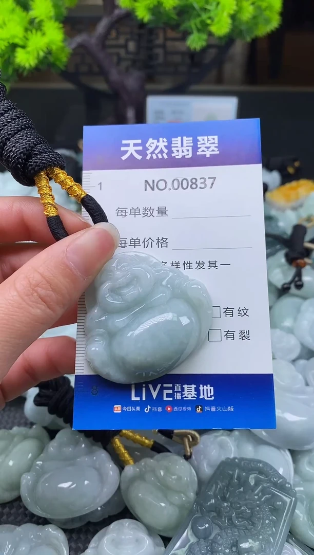 未镶嵌挂件翡翠天然缅甸翡翠837