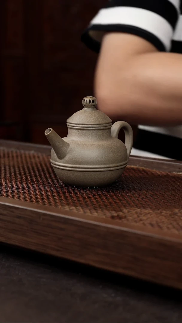 茶壶紫砂岩中泥玉带【带证书】