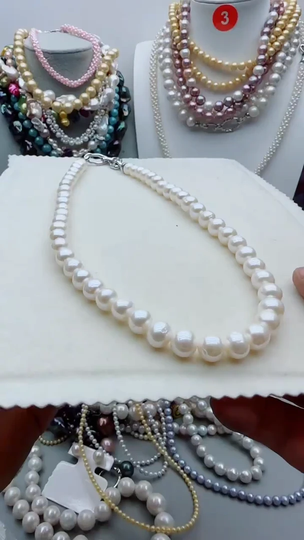 淡水珍珠未镶嵌颈饰1