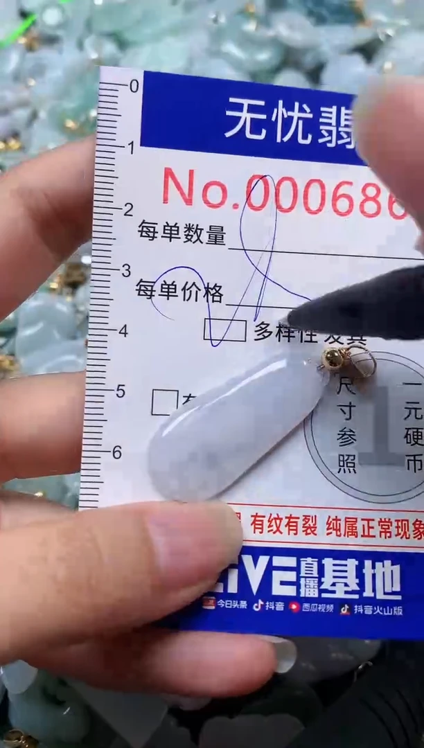 颈饰未镶嵌翡翠6869