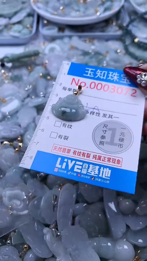 吊坠(不含链)未镶嵌翡翠3072