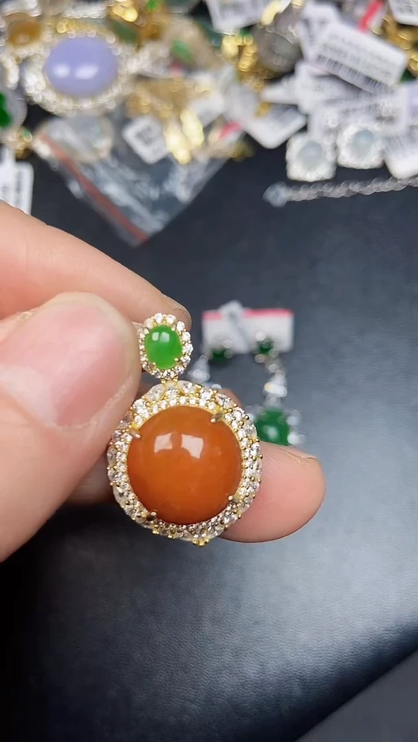 银S925镶嵌戒指翡翠2700