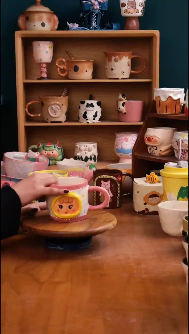 摆件陶景德镇原创手工陶瓷