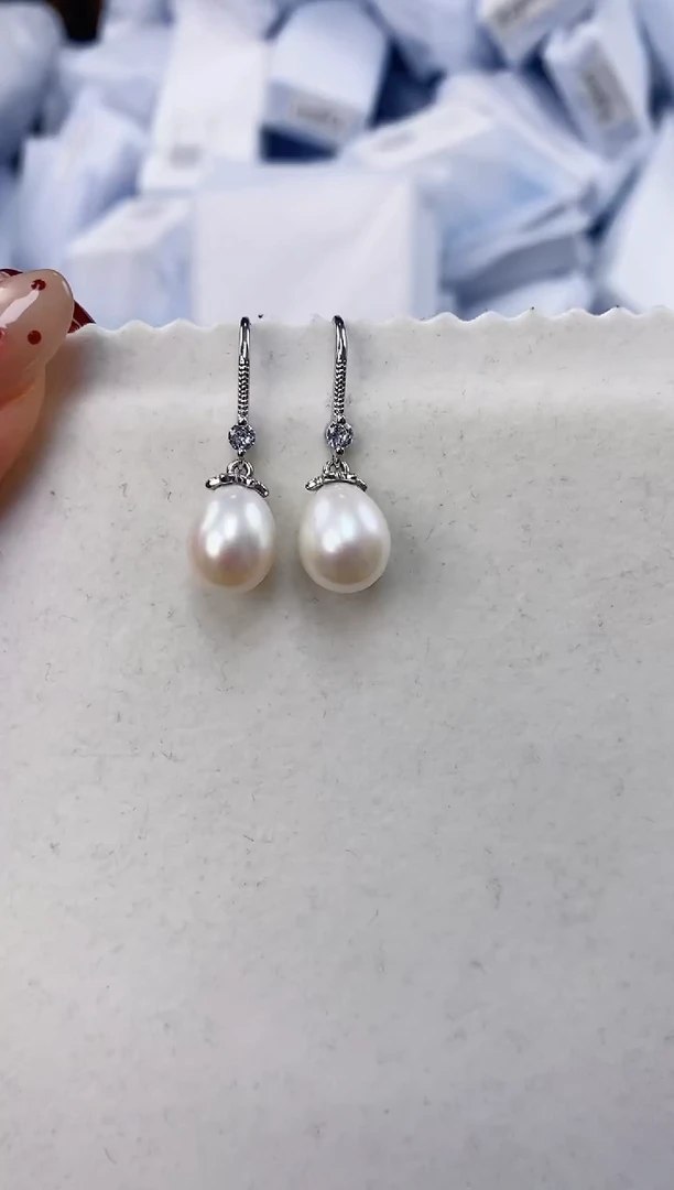 未镶嵌耳饰淡水珍珠ED1048