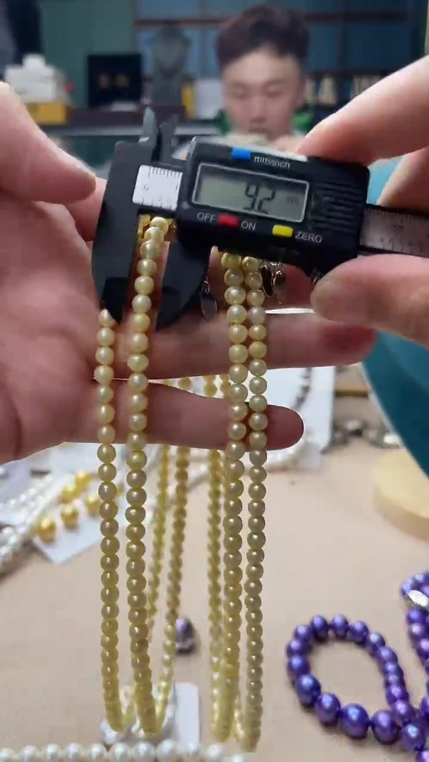 未镶嵌项链淡水珍珠500号