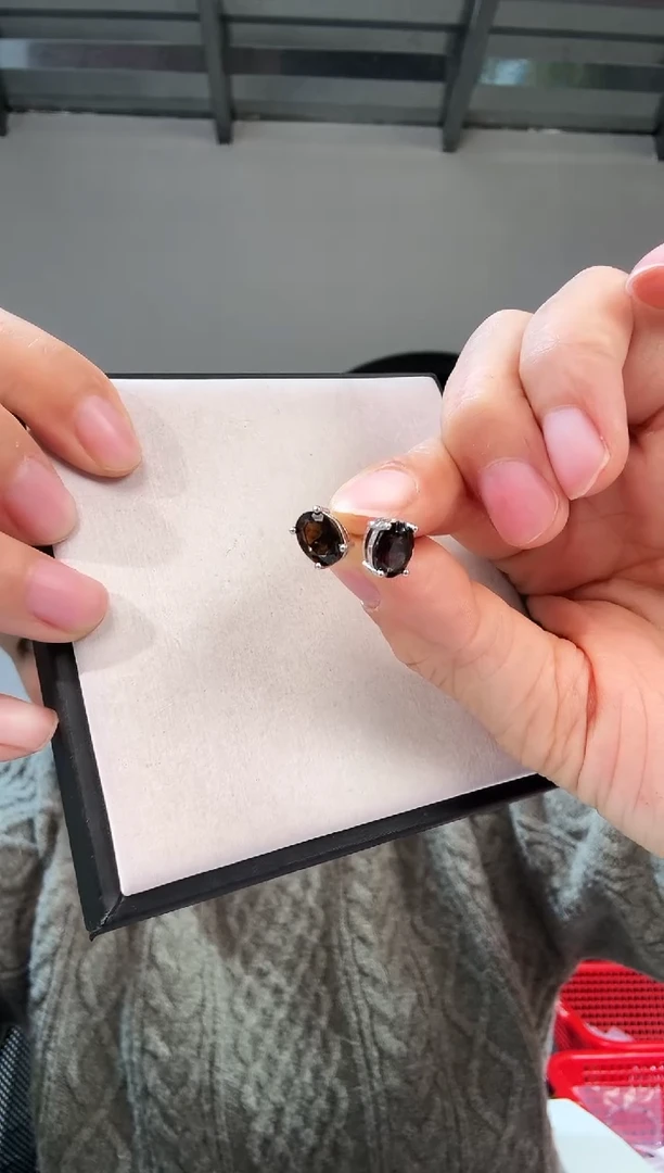 未镶嵌耳钉水晶优0462