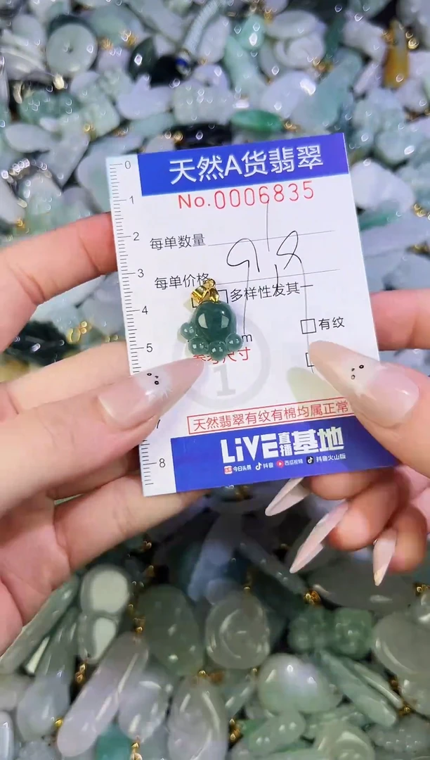 【闪购商品】翡翠颈饰未镶嵌天然翡翠A货