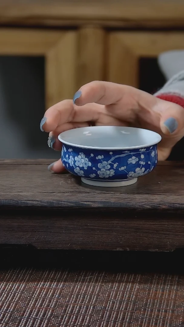 【闪购商品】折葵手工手绘矮炉式杯