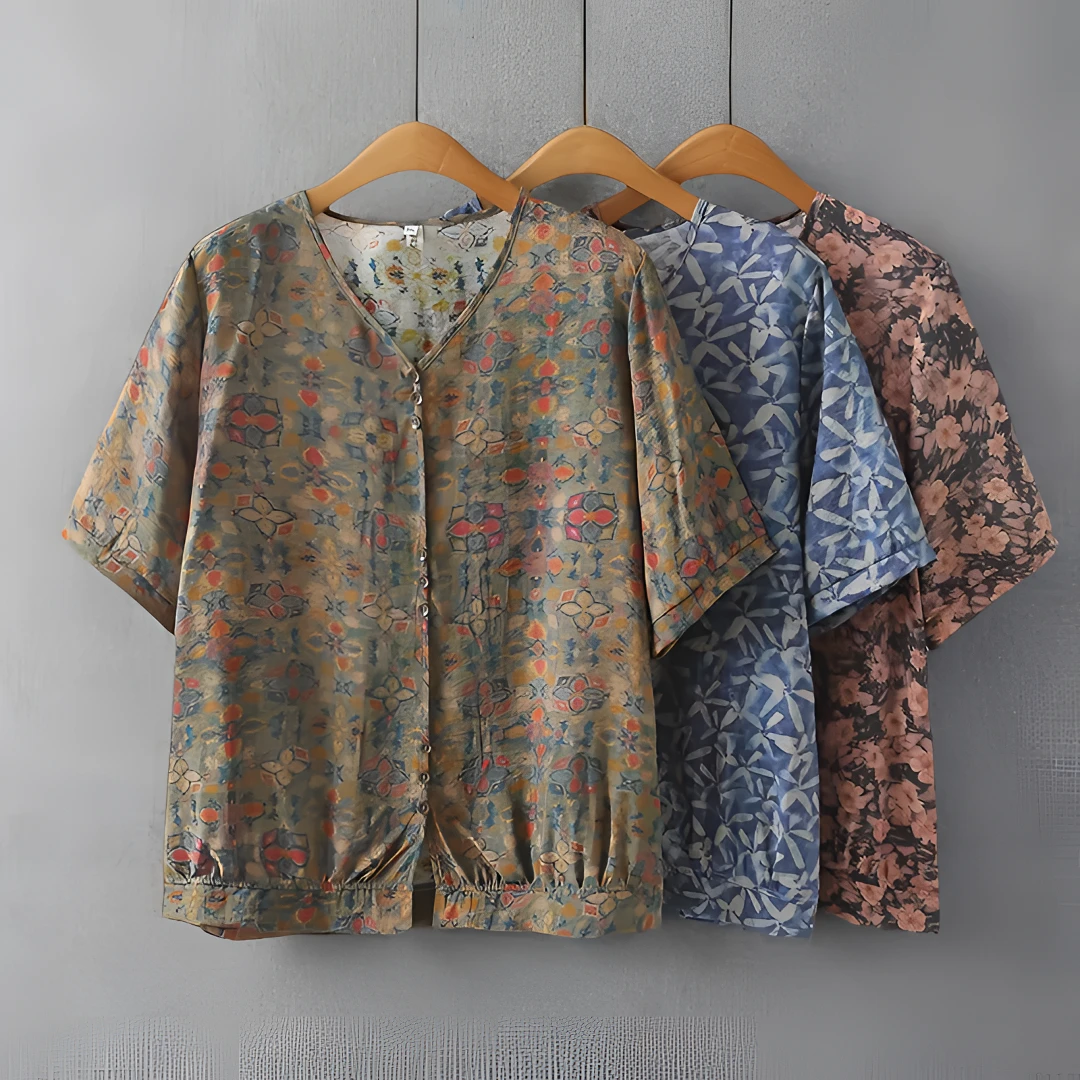 肥胖中老年女装夏装200多斤妈妈奶奶碎花短袖小衫加大码女T恤上衣