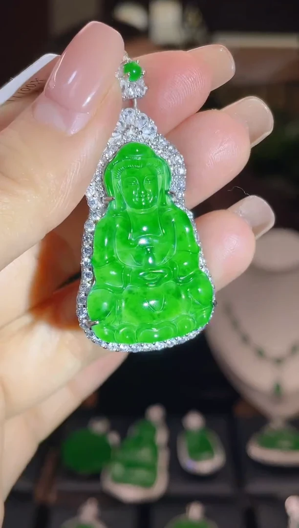 【闪购商品】翡翠颈饰未镶嵌翡翠吊坠