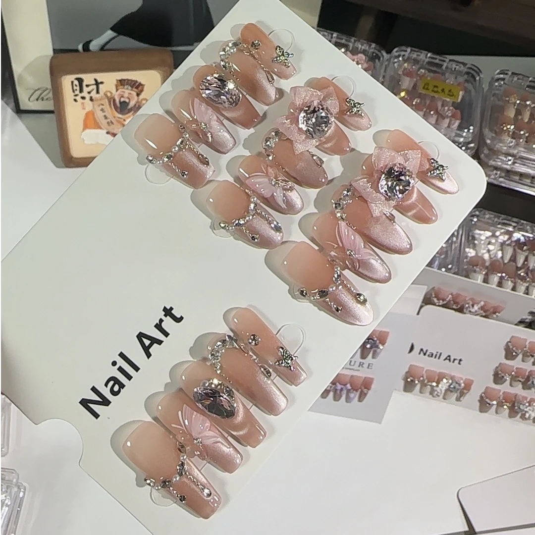 【花间絮语】手工穿戴甲 高奢品 美少女必备