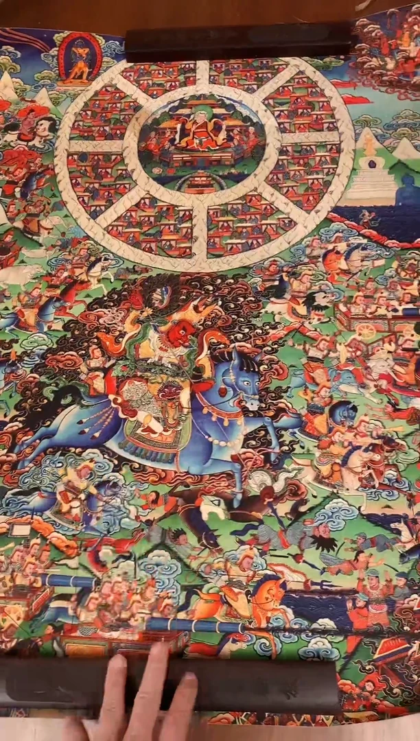 装裱画精美唐卡tk16026