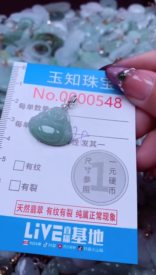 吊坠(不含链)未镶嵌翡翠548